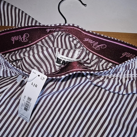 VS PINK COTTON POPLIN BOXER SHORTS - Picture 4 of 5